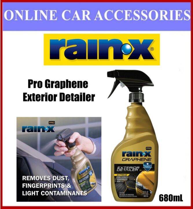 RainX Pro Graphene Exterior Detailer Remove Dirt Dust 680mL Rain X