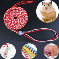 BENEDICT Random Color 1 pcs with Bells Nylon Pet Lead For Hamster,Squirrel,Rat Pet Supplies Mouse Collar Rope Hamster Leash Hamster Harness