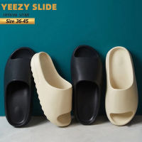 Yeezy Slide รองเท้าแตะผู้หญิง ใส่ไปข้างนอกได้รองเท้าแตะพื้นหนาใส่ไปข้างนอกสำหรับคู่รักใส่ไปชายหาดแบบสวม