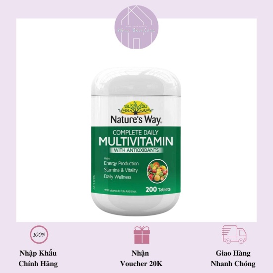 Natures way multivitamin - viên uống tổng hợp vitamin đẹp da - ảnh sản phẩm 1
