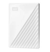 1 TB PORTABLE HDD WD MY PASSPORT (WHITE) (WDBYVG0010BWT)