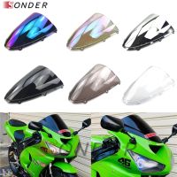 กระจกบังลมคุณภาพสูงรถมอเตอร์ไซด์ใหม่สำหรับ KAWASAKI Ninja 636 ZX6R ZX-6R ZX10R 2005-2008 ZX-10R 2006-2007 ZX 10R 6R รถมอเตอร์ไซด์ใหม่