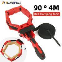 Multifunction Belt Clamping Tools Woodworking Quick Adjustable Band Clamp Polygonal Clip 90 Degres 4M Pure Nylon Strap Clip