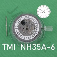 NH35ดูเครื่องประดับกลไกใหม่เอี่ยม SEIKO เคลื่อนไหว Nh35a-6การเคลื่อนไหวสามเข็มอัตโนมัติเต็มรูปแบบ