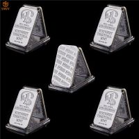 5Pcs USA Northwest Territorial Mint Silver Plated 1 Troy Ounce .999 Metal Challenge Bullion Bar Collection For Home Decoration