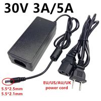 อะแดปเตอร์แปลง5.5*2.5มม. 30โวลต์30ถึง220V 110V 3A 5A 30 V อะแดปเตอร์อะแดปเตอร์จ่ายไฟเพาเวอร์ DC AC 30V5A สากล30V3A