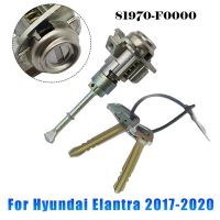 กระบอกสูบล็อคประตูรถยนต์ AU04 81905-F2260มี2ปุ่ม81970-F0000สำหรับ Hyundai Elantra 2017-2020 ADC ด้านหน้าคนขับแบบล็อคเต็มรูปแบบ