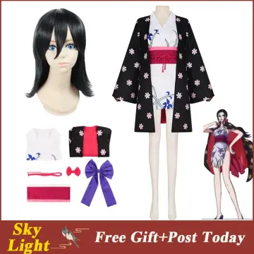 Cosplay Anime One piece Nico Robin Halloween Party Costume Suit Wig Outfit  Dress