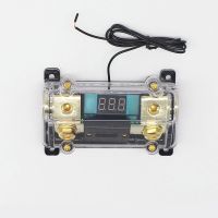 【YF】 Car Fuse Box Universal 100A 1 IN Way Auto Stereo Audio Power Holder with High-Definition Display for Boat Vehicles