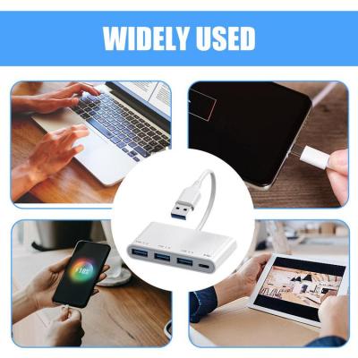 USB Extension Hub Extension Docking Station Multi USB Port Adapter Data Transfer and Charging for Mobile Phones Desktops Tablets gorgeously