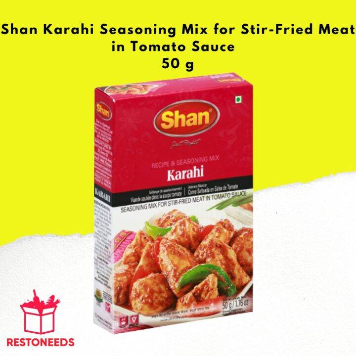 Shan Karahi Seasoning Mix for StirFried Meat in Tomato Sauce 50 g