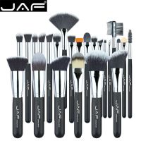 JAF 24pcs Professional ชุดแปรงแต่งหน้าคุณภาพสูง Make Up Tool Full Function Studio ชุดเครื่องสำอางสังเคราะห์