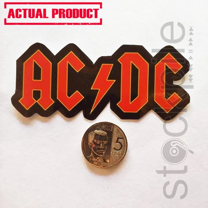 ACDC ROCK N ROLL BAND VINYL STICKERS | Lazada PH