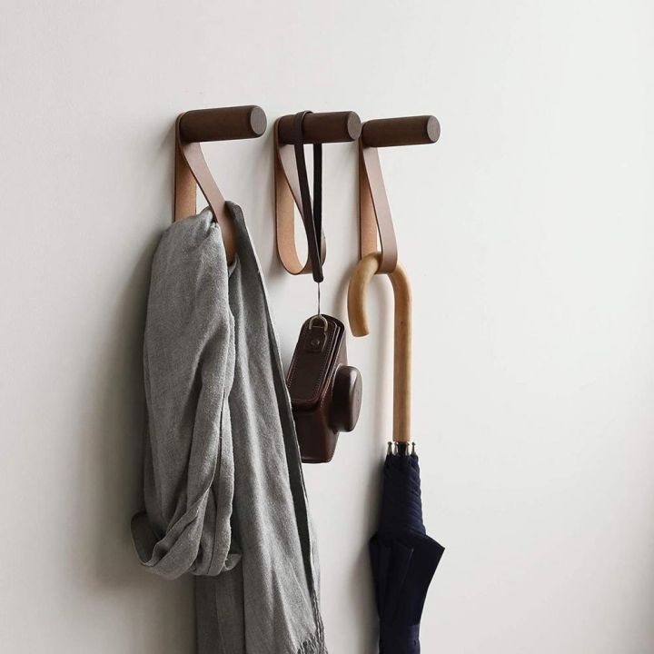 cc-household-hanger-with-faux-leather-wall-mounted-storage-rack-shelf-for-coat-clothing-keychain-supplies