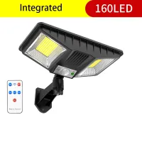 138/160 COB Solar Lamps Motion Sensor Sunlight Waterproof Wall Emergency Street Security Lamp Four Head LED Garden Street Light