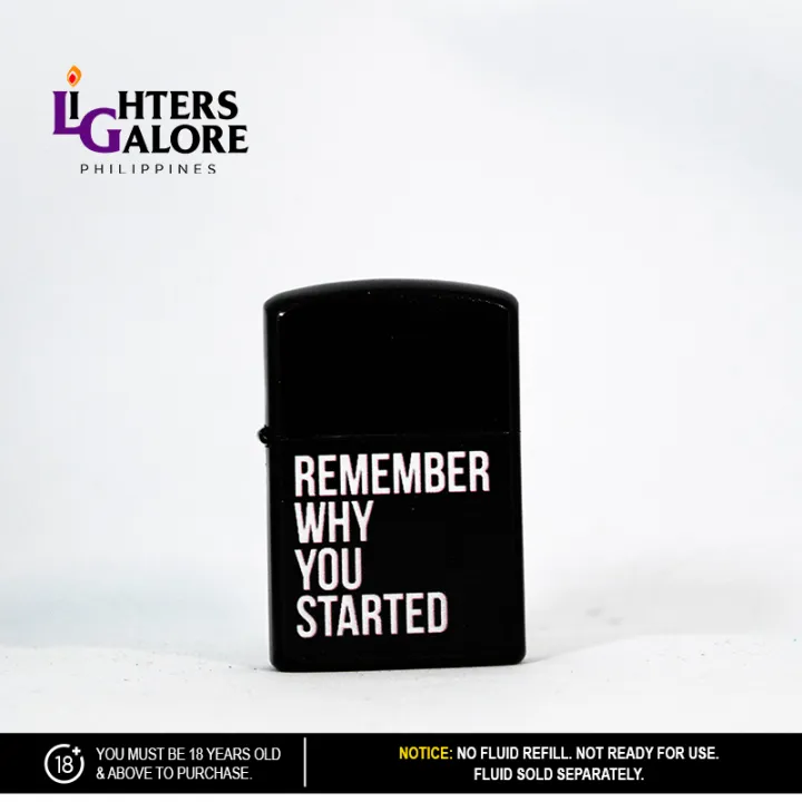 Lighters Galore BRANDLESS FLINT LIGHTER (REMEMBER WHY YOU STARTED