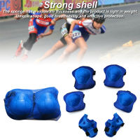 6pcs Elbow Sponge Adjustable Knee Pads Sports Safety Body Accessories Roller Blading Outdoor Adult Child Protection Gear Set