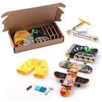 tech Finger scooter Two Wheel Mini Skateboards Ramp Parts Sets Finger Fingertip Bikes Fingerboard Skate Deck Novelty Toys