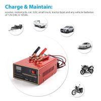 ZZOOI 140W Battery Charger for 12V24V Car Motorcycle Power Intelligent Battery Charger 100A Fully Automatic Pulse Repair Chargers