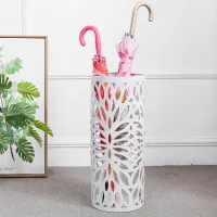 Hollow Umbrella Stand Rack Umbrella Holder for Indoor Long and Short Handle Umbrella Bucket and Storage Organizer