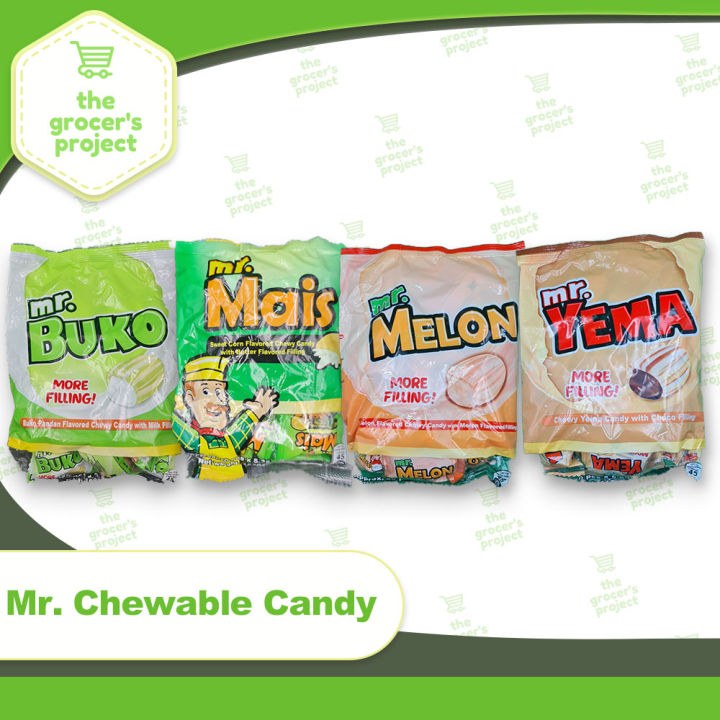 Grocer'sProject [GP] Mr. Buko, Mr. Yema, Mr. Mais, Mr. Melon Candy ...