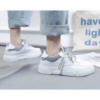 [Hot Sale] Womens Korean Version All-match Fashion White Explosive Sneakers [Spot]