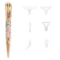 ‘；【。 5D Glitter Diamond Point Drill Pens Kit Sparkle Cross Stitch Embroidery DIY Craft Nail Art Diamond Painting Sewing Accessories