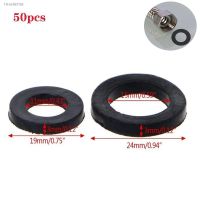 ✘☌ 50pcs 19 mm/24 mm For Faucet Grommet Flat Rubber O-Ring Seal Hose Gasket Rubber Washer