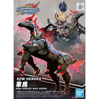 Bandai dam Model Kit Anime Figure SD DAM WORLD HEROES Army Horse Genuine Action Toy Figure Toys for Children