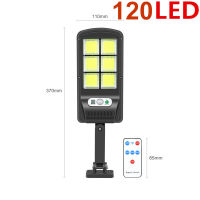 remote 128 leds 6 reflectors Solar Light Motion Sensor Wall lamp garden street outdoor waterproof Emergy floodlight spotlights