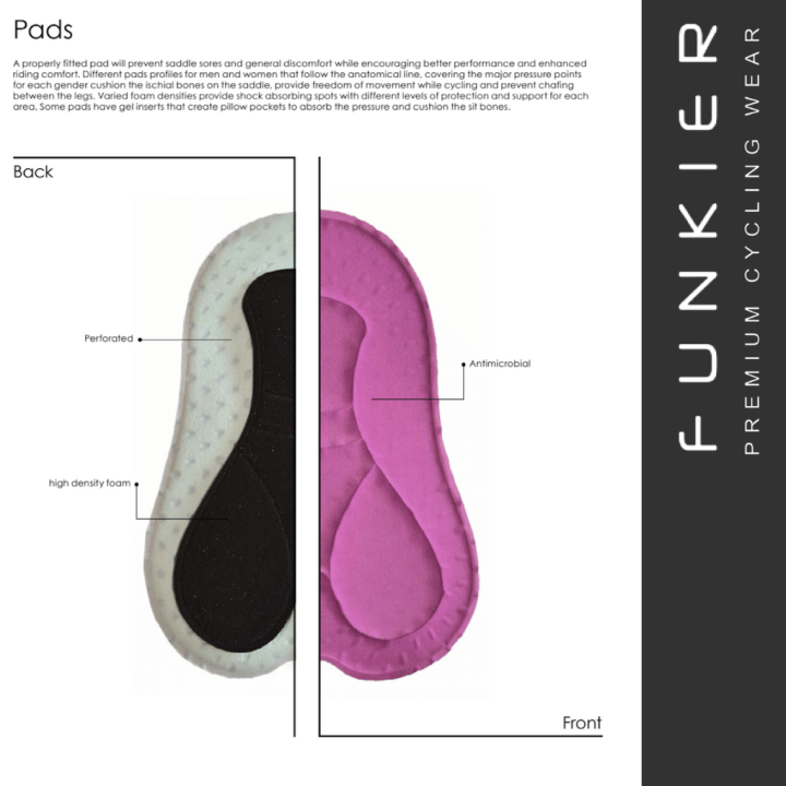 ผ่อน-0-กางเกงปั่นจักรยานขาสั้นผู้หญิง-funkier-arona-s2799-b13