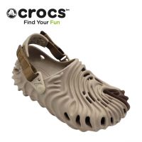 【ผลิตภัณฑ์ใหม่】 Crocs รองเท้าผู้ชายและผู้หญิงคลาสสิก, รองเท้าชายหาดกลางแจ้ง, ตกปลาพร้อมรองเท้าแตะลื่น