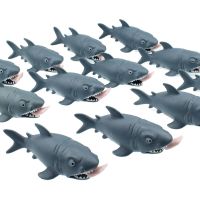 Creative novel spoof squeezing spitting feet shark eating people shark spoof trick making people vent decompression toy