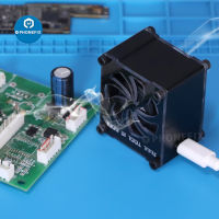 2UUL CUUL Mini Cooling Fan 5V Type-C USB Input Welding e Exhaust Fan for Mobile Phone Motherboard Repair Soldering Fume