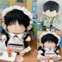 G 1 Set 20Cm Doll Clothes Maid Outfit Coat Jacket Pants Suit Casual Wears Dress Up 1/12 Dolls Essories