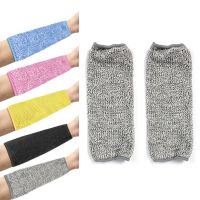 5 Pair Cut and Burn Resistant Sleeves Arm Protection Sleeves Forearm Protectors for Thin Skin and Bruising