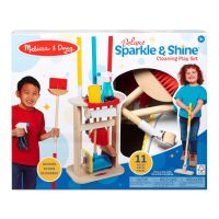 [11ชิ้น] รุ่น 30606 ชุดทำความสะอาด รุ่นดีลักซ์ Melissa &amp; Doug Deluxe Sparkle &amp; Shine Cleaning Set รีวิวดีใน Amazon USA  ของเล่นทำเล่นทำความสะอาด ของเล่นเด็ก 3ขวบ