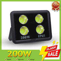 LED Spotlight Flood Light โคมไฟแอลอีดีสปอตไลท์ 200W Spot Light สปอตไลท์ (รุ่นCOB 2023แบบกลม) ไฟสนามบาสเก็ตบอล กันน้ำกลางแจ้ง