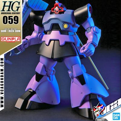 VCA ⭐️ BANDAI GUNPLA HIGH GRADE UNIVERSAL CENTURY HGUC HG DOM RICK DOM ประกอบ หุ่นยนต์ โมเดล กันดั้ม กันพลา ของเล่น VCAGTH GUNDAM