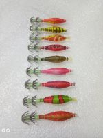 MR OCTOPUS 20pcs squid jigs soft lure glow lures silico bait fishing lure squid bait octopus jigssquid hook.7cm 5g