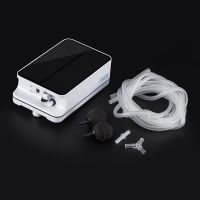 【CW】5V Solar Powers Chargings Oxygenator Fish Tanks Aquarium Air Pump Fishing Oxygen Pump Aerator with Air Stones