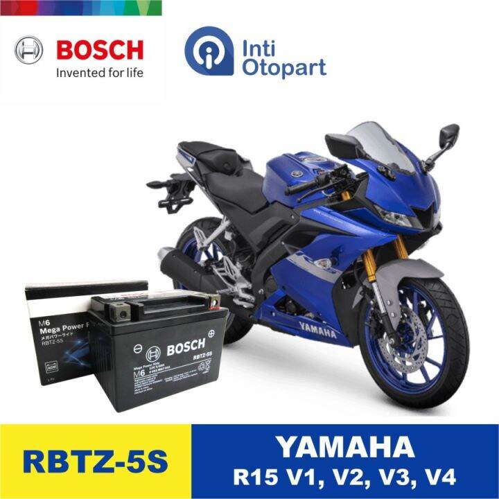Accu Aki Motor YAMAHA R15 V1 V2 V3 V4 ORIGINAL BOSCH | Lazada Indonesia
