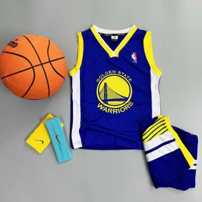 Bộ quần áo bóng rổ cho bé từ 5 đến 14 tuổi, Vải mè thoáng mát phù hợp cho mọi hoạt động của trẻ - ViKi Sport