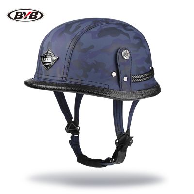 [COD] BYB retro helmet personality camouflage motorcycle fashion men and women Helmet