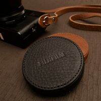 Handmade Genuine leather Lens Cap lens Waterproof Protection Camera Lens Cover for Fuji Fujifilm X100V X-100V camera accessories