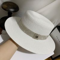 【CC】 Hat Artificial Gold Braided Female Loose Sunshade Flat Cap Visors Hats Church