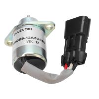 Fuel Shut Off Solenoid Valve Shutdown Solenoid Valve Aluminum Alloy High Accuracy 1503ES 12A5UC9S Durable for Excavator Engine Valves