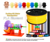 Print Rite Colido 3D Filament /เส้นพลาสติก PLA Filament for 3D Printer ขนาด 1.75 mm. 1 kg. สำหรับเครื่องปริ้น3มิติ FDM (สีเหลือง)