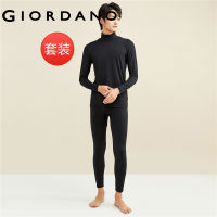 Giordanoผู้ชาย G-Warm ชุดฐานยืดความร้อนคอเต่า Free Shipping 01212606