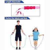 PATRICIA1 Portable Jump Ropes Adjustable Jumping Game Skipping Rope Outdoor Activity Soft Beaded Segmented Exercise Workout Kids School Game Fitness BoxingMulticolor